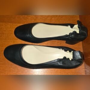 Everlane Day Heel Black Leather 8.5